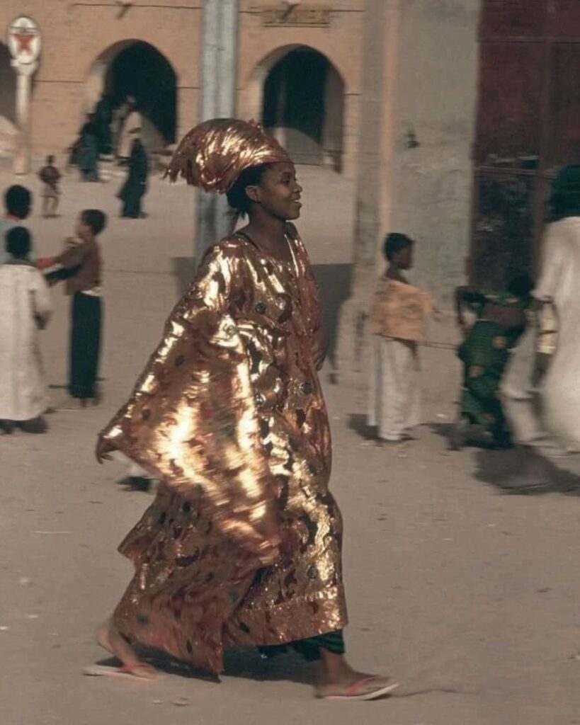 vibrant woman of Mali, photographed by Michel Renaudeau