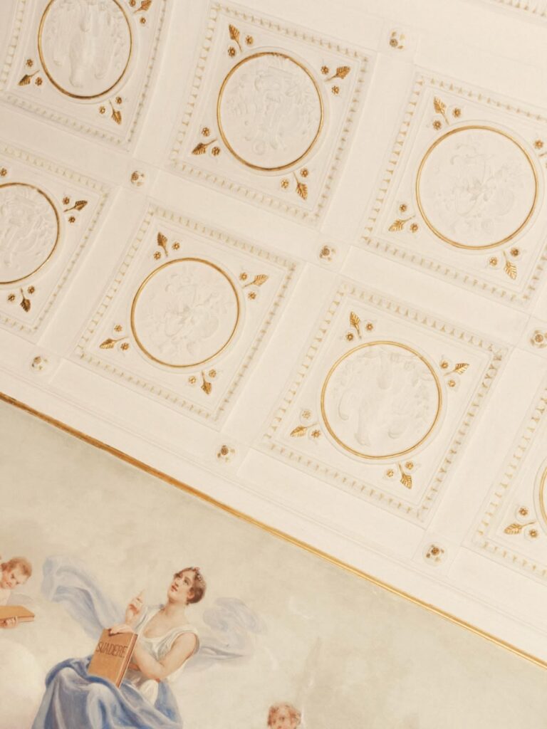 Teadro della pergolla ceiling - Simone Rocha menswear ss27 by Jacob Lillis