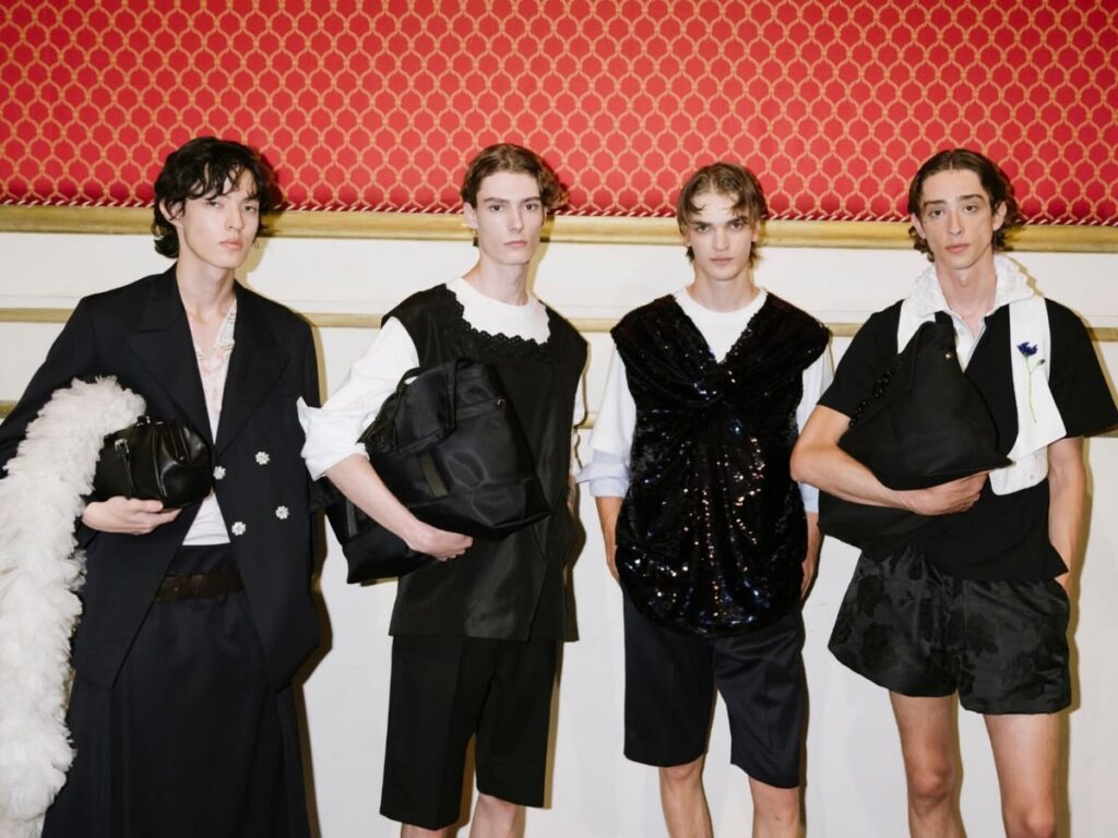 Backstage Simone Rocha menswear ss27