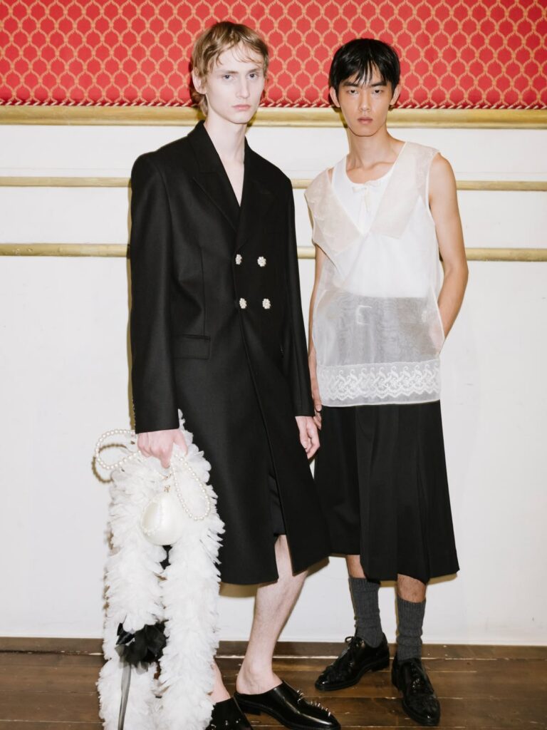 Backstage Simone Rocha menswear ss27